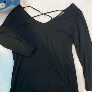 cross back 3/4 sleeve !